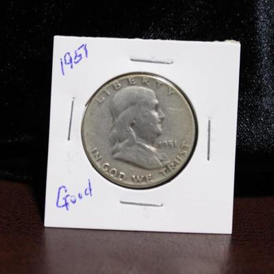 1951 Franklin Half Dollar