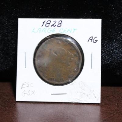 1828 Large Cent AG