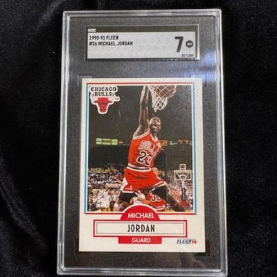 1990-91 Fleer Michael Jordan Card