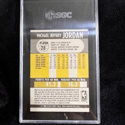 1990-91 Fleer Michael Jordan Card