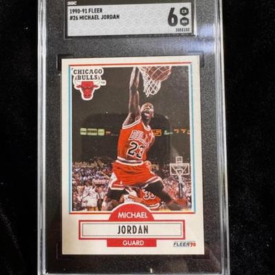 1990-91 Fleer Michael Jordan Card