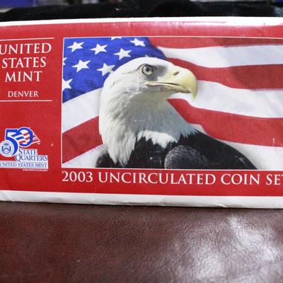 2003 Uncirculated Coin Set 10 Coins