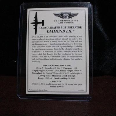 Commemorative Air Force Cards B-24