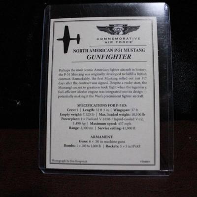 Commemorative Air Force Cards P-51