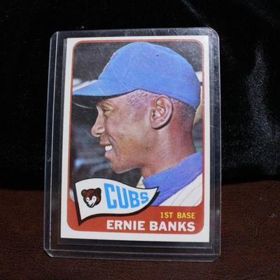 1965 Topps Ernie Banks Card