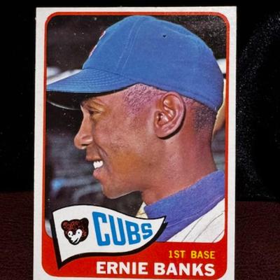 1965 Topps Ernie Banks Card
