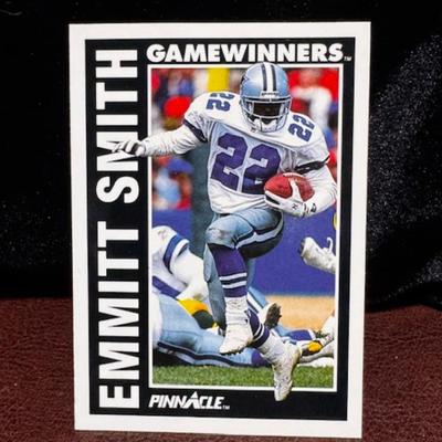 1991 Pinnacle Emmit Smith Card