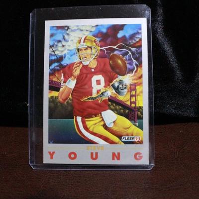 1993 Fleer Steve Young Card