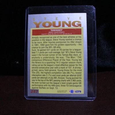 1993 Fleer Steve Young Card