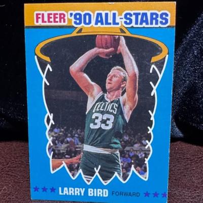 1990 Fleer Larry Bird All-Star Card