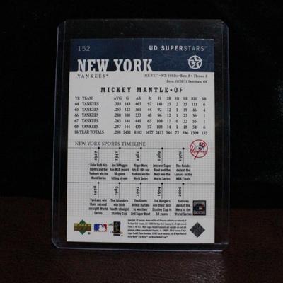 2003 Upper Deck Mickey Mantle Card