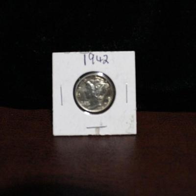 1942 Mercury Dime VF