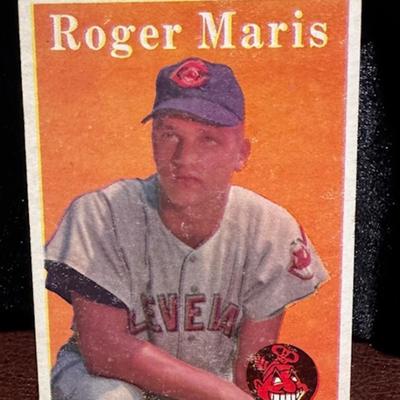 1958 Topps Roger Maris Rookie Card