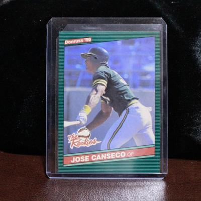 1986 Donruss Jose Canseco Rookie Card