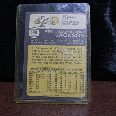 1973 Topps Reggie Jackson Card
