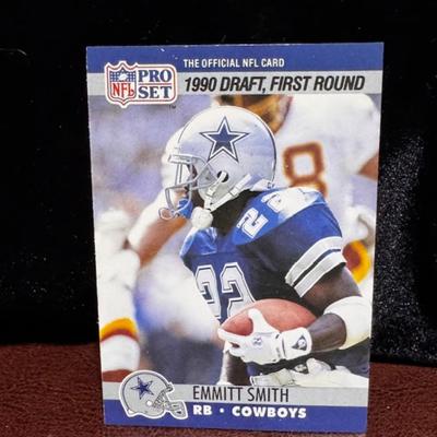 1990 Pro Set Emmit Smith Rookie Card