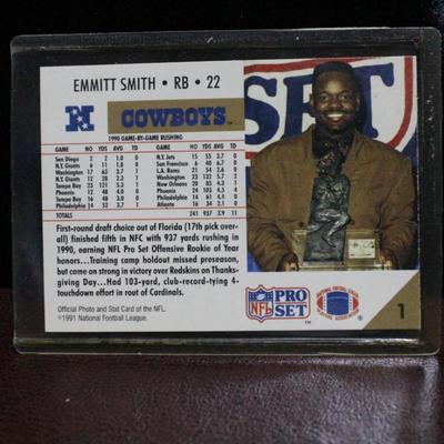 1990 Pro Set Emmit Smith Rookie Card
