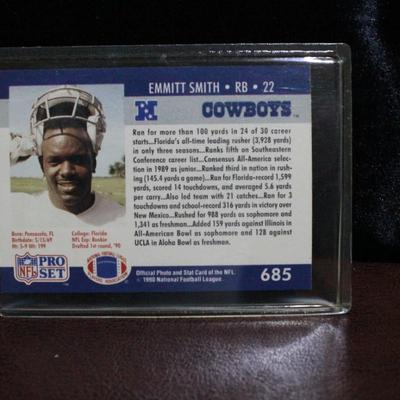 1990 Pro Set Emmit Smith Rookie Card