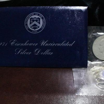 1971 Eisenhower Uncirculated Silver Dollar