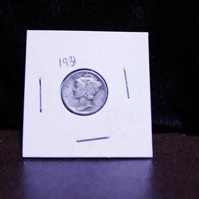 1931 Mercury Dime