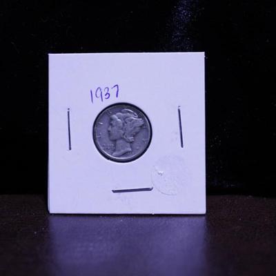 1937 Mercury Dime