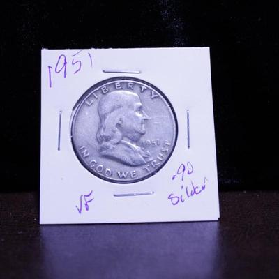 1951 Franklin Half Dollar