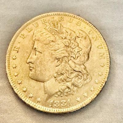 1881-O Morgan Silver Dollar