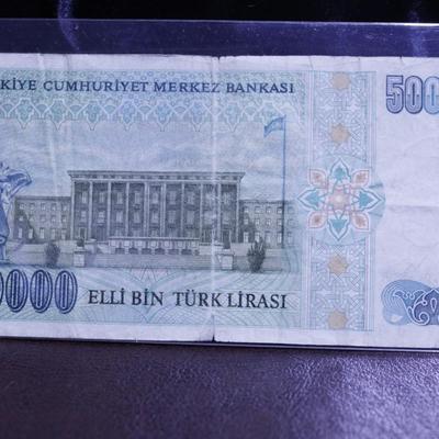 1989-94 Turkey 50000 Lira