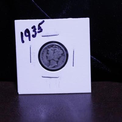 1935 Mercury Dime
