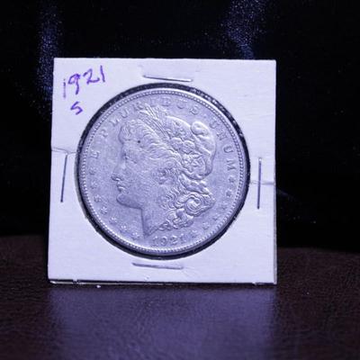 1921-S Morgan Silver Dollar