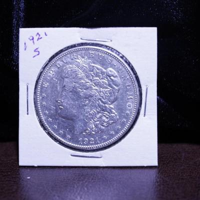 1921-S Morgan Silver Dollar