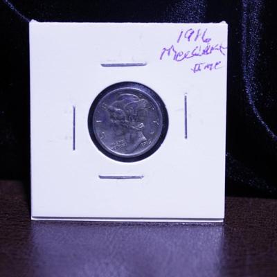 1916 Mercury Dime