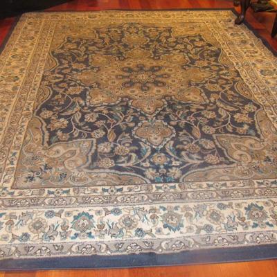 Lot 85-Karastan Wool Rug 8x10 Primary Color Blue