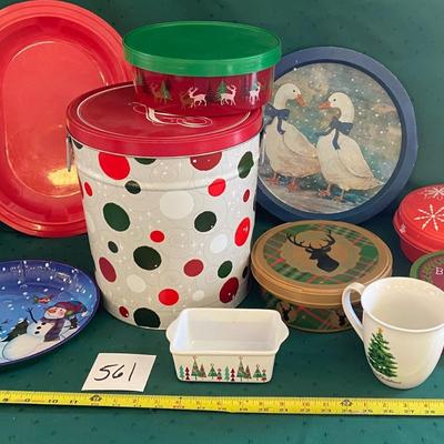 Holiday Containers and Trays