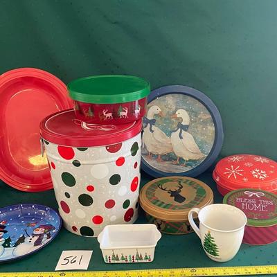 Holiday Containers and Trays