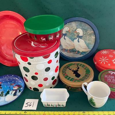 Holiday Containers and Trays