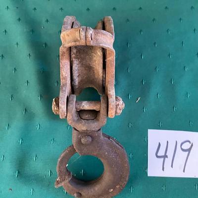 Vintage Hay Trolley Pullie