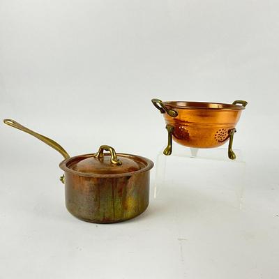 171 Mauviel 1839 Copper Pan With Collinder