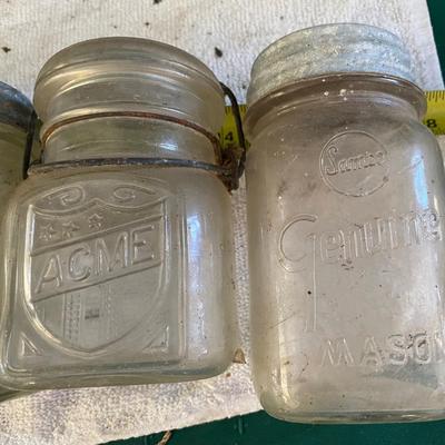Vintage Pint Canning Jars