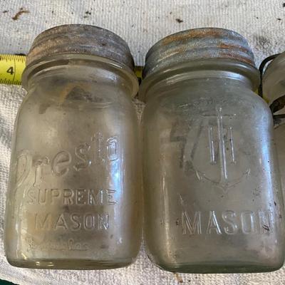 Vintage Pint Canning Jars