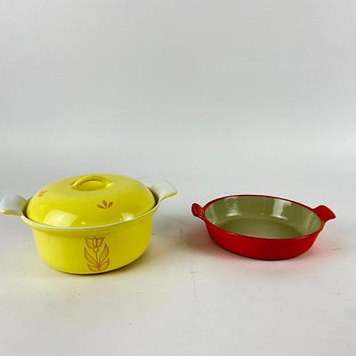 175 Dru Holland, Husqvarna Enamel Cast Iron Pots