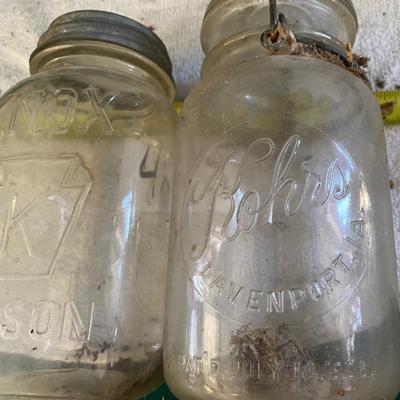 Vintage Knox and Kohrs Canning Jars