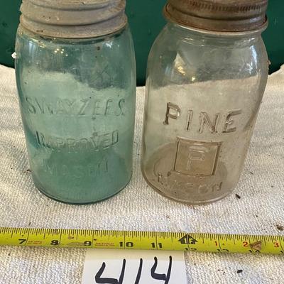 Vintage Pine and Swayzee’s Canning Jars