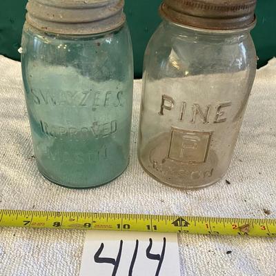 Vintage Pine and Swayzee’s Canning Jars