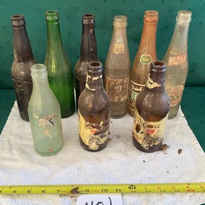 Vintage Soda and Beer Bottles