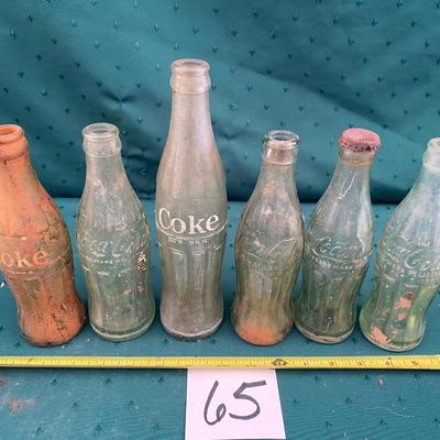 Vintage Coke Bottles