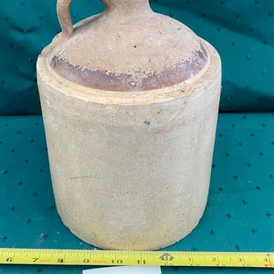 Antique Crock Whiskey Jug
