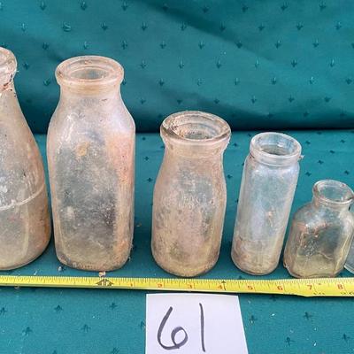 Vintage Dairy Bottles