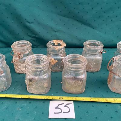 Vintage Ball Square Canning Jars