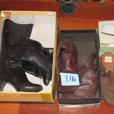 Lot 116-Boots and Shoes Size 7-7 1/2